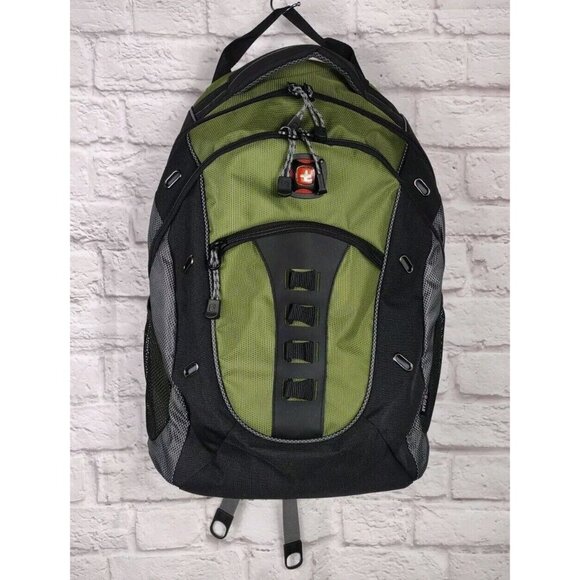 Green Swiss Army Black Backpack Swiss Gear Synergy Backpack Black